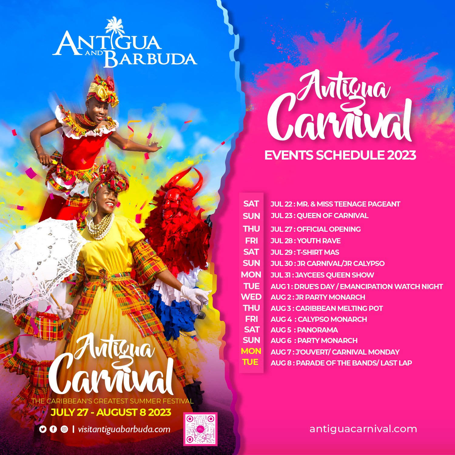 Antigua Carnival Visit Antigua & Barbuda