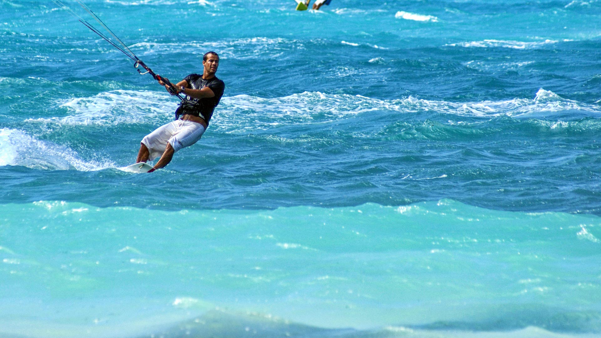 kite surfing in Antigua