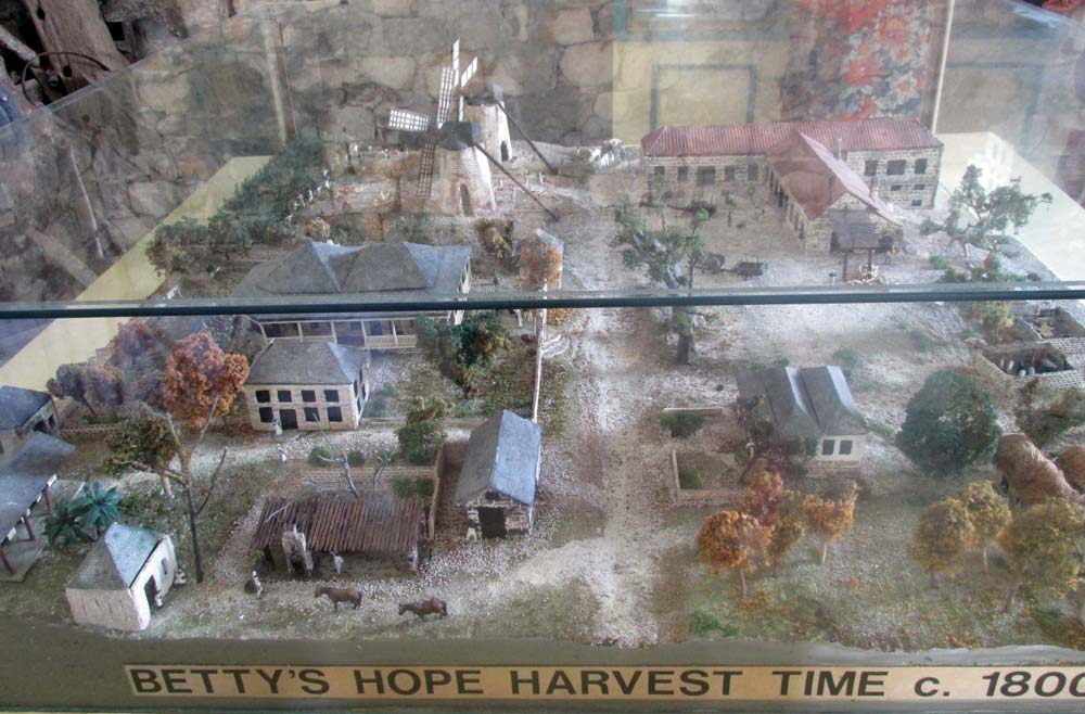 Betty's Hope visitors centre model