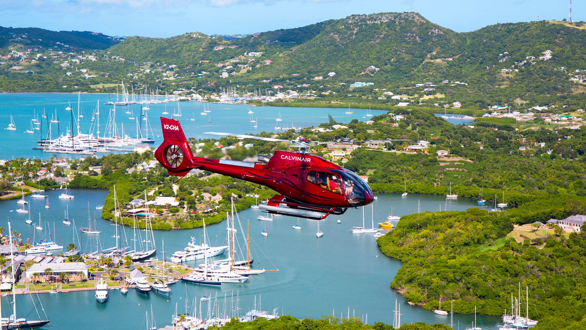 st john helicopter tour