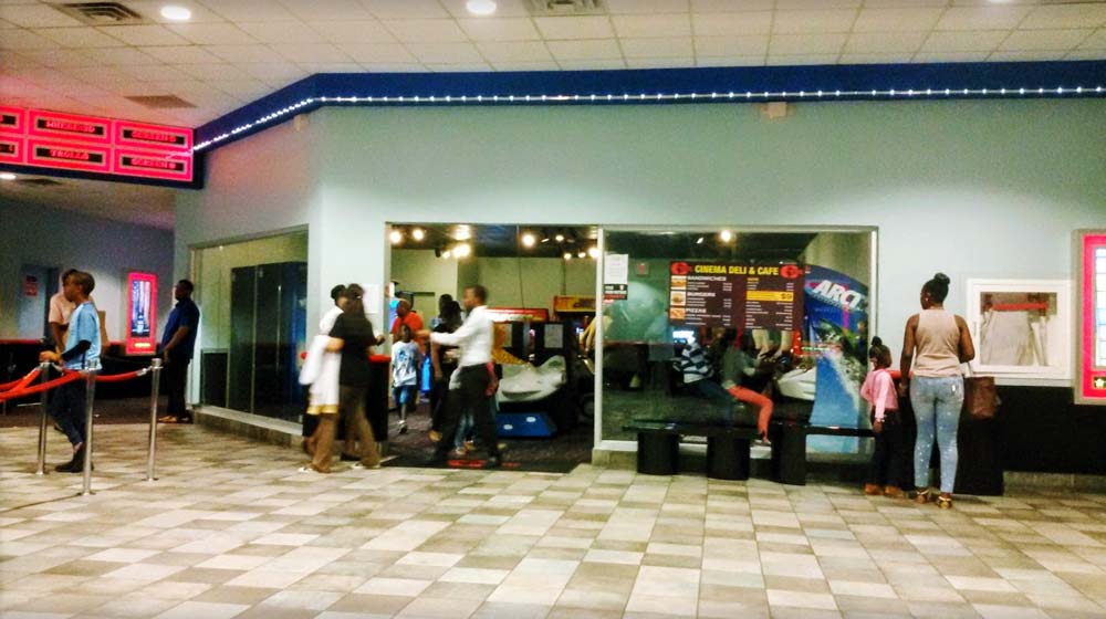 Caribbean Cinema game room lobby