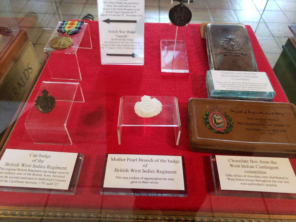 Museum of Antigua Barbuda medals and badges