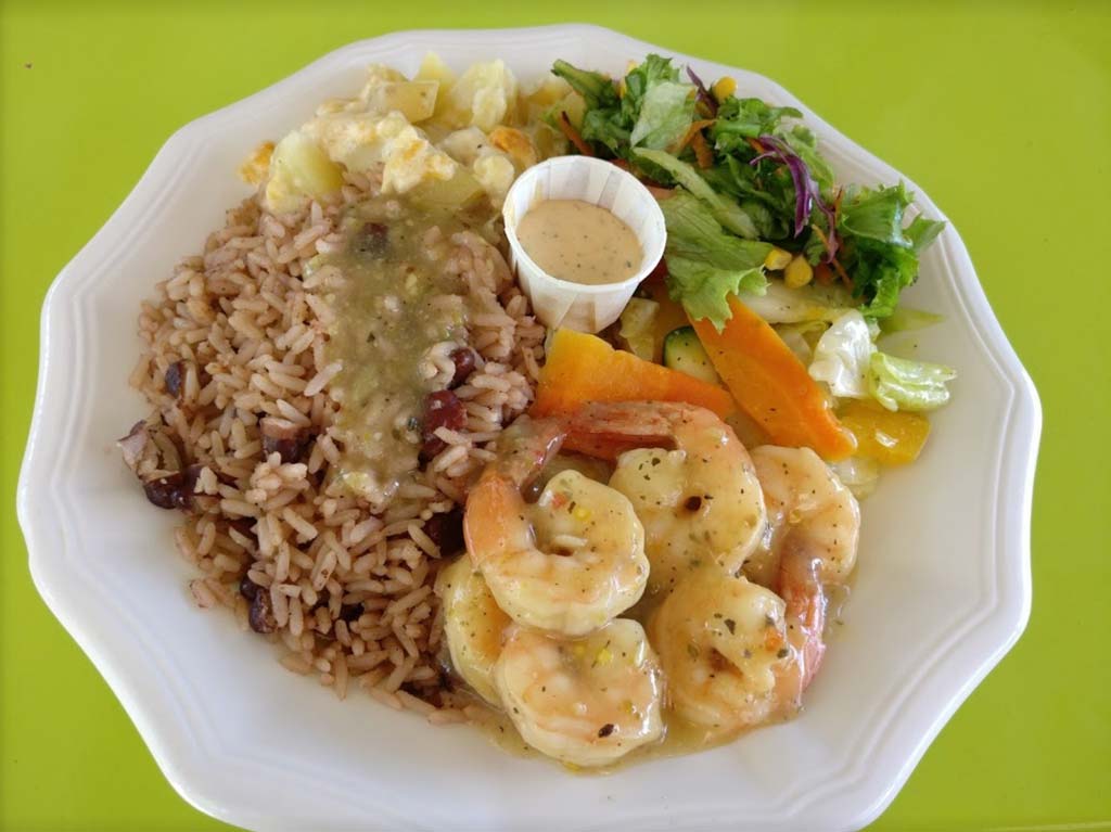 Sweet-T's shrimp peas and rice