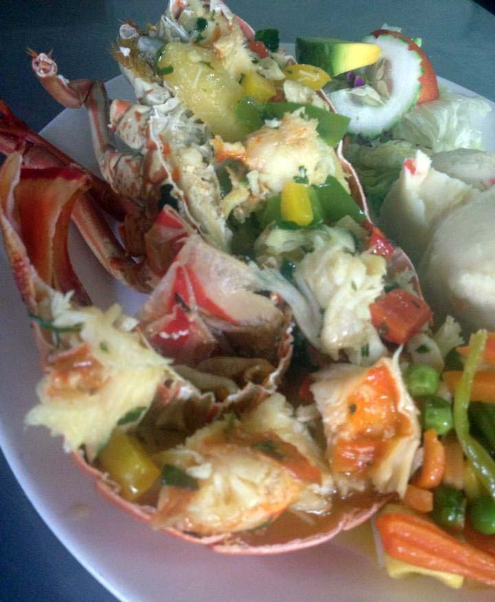 Turners Beach Bar lobster
